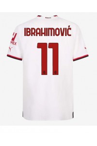 AC Milan Zlatan Ibrahimovic #11 Fotballdrakt Borte Klær 2022-23 Korte ermer